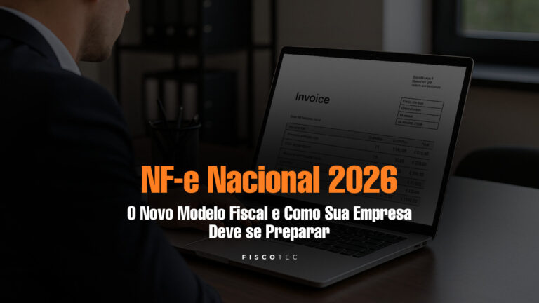 NF-e Nacional novo modelo fiscal obrigatório 2026 com layout unificado para emissão de nota fiscal eletrônica