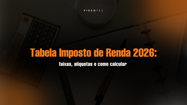 tabela imposto de renda 2026 no cálculo do desconto do salário